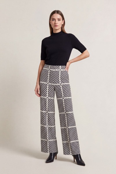 NOHAVICE GANT FLUID PRINTED TWILL PANTS - Fotografia č. 1