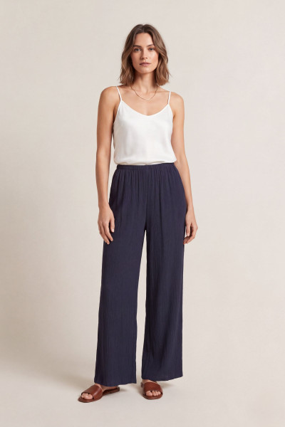 NOHAVICE GANT FLUID CRINKLE PULL ON PANTS - Fotografia č. 1