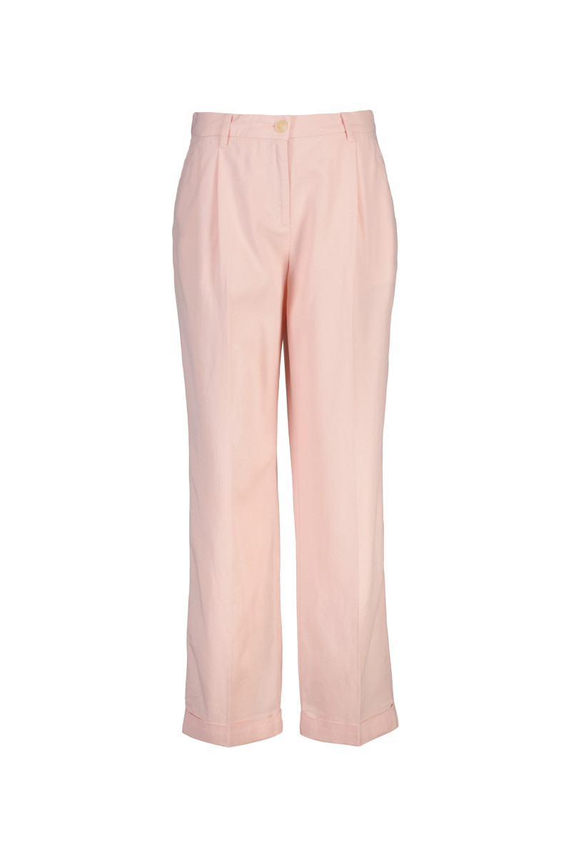 KALHOTY GANT TAILORED FLUID PANTS APRICOT PINK