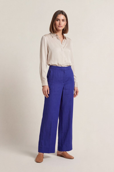 NADRÁG GANT FLUID HABOTAI SILK PANTS - Kép 1