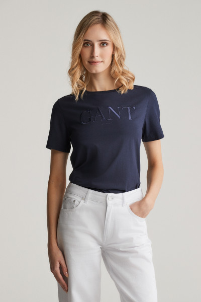 PÓLÓ GANT REG TONAL GRAPHIC SS T-SHIRT - Kép 1