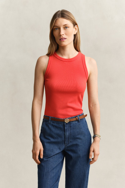 TOP GANT HIGH NECK RIB TANK TOP - Kép 1