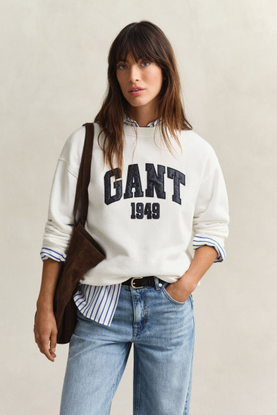 MELEGÍTŐFELSŐ GANT GRAPHIC PRINT C-NECK SWEAT - Kép 1