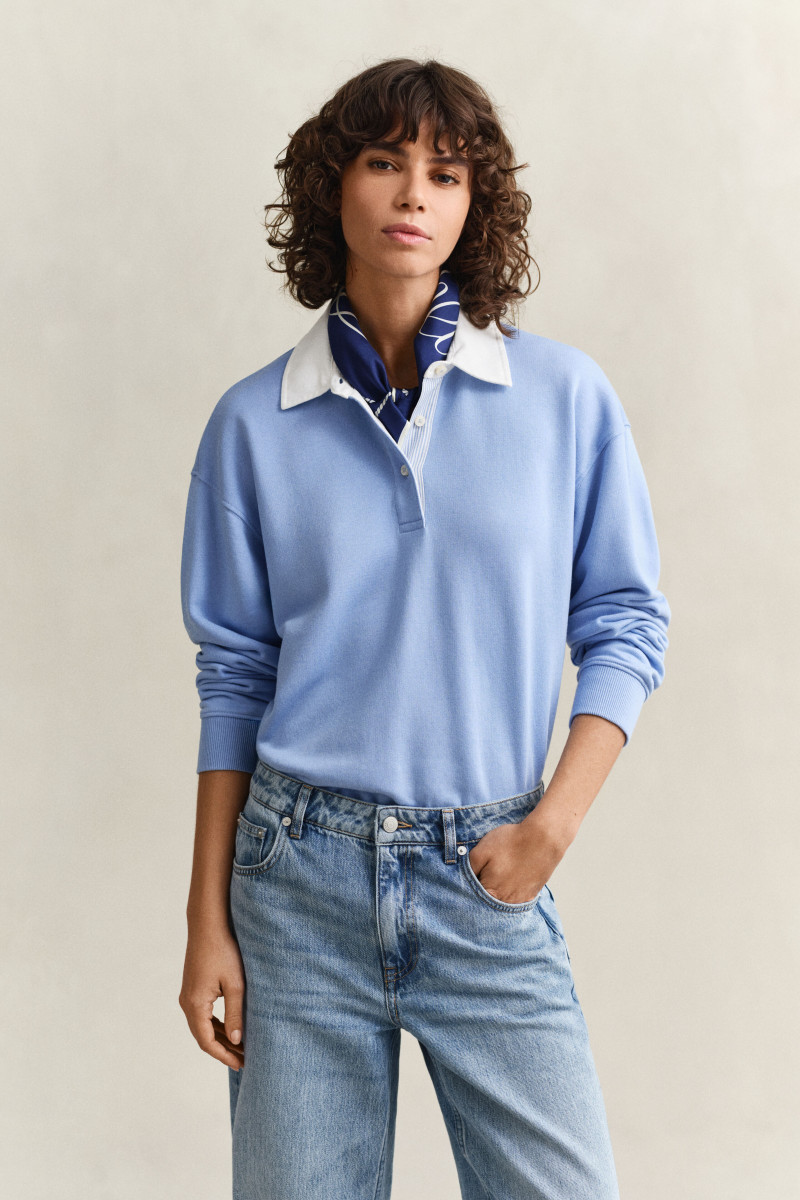 E-shop POLOKOŠILE GANT RUGGER SWEATSHIRT PALACE BLUE