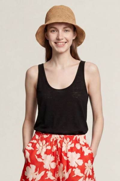 TOP GANT LINEN TANK TOP - Fotografie č. 1