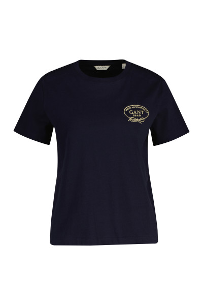 TRIČKO GANT ROPE GRAPHIC SS T-SHIRT - Fotografie č. 1