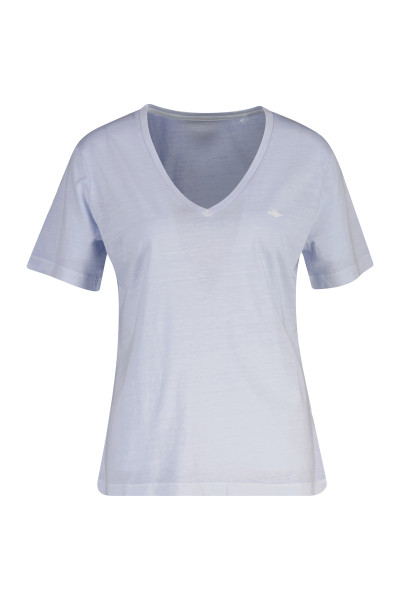 TRIČKO GANT REG WASHED SHIELD V-NECK T-SHIRT - Fotografia č. 1