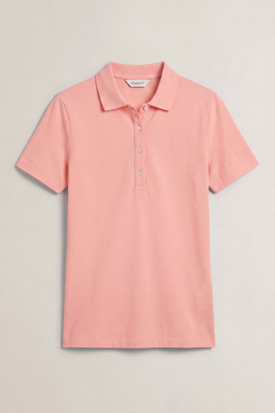 PÓLÓ GANT SLIM SHIELD SS PIQUE POLO - Kép 1