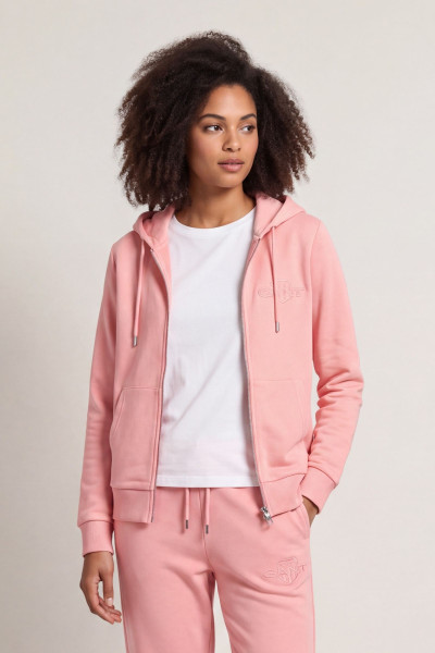 MIKINA GANT REG TONAL SHIELD ZIP HOODIE - Fotografia č. 1