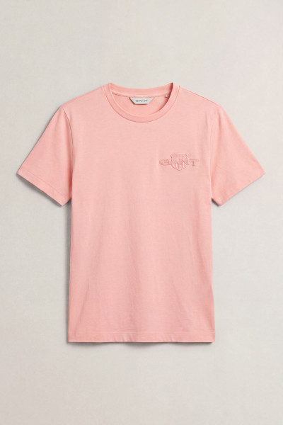 TRIČKO GANT REG TONAL SHIELD SS T-SHIRT - Fotografia č. 1