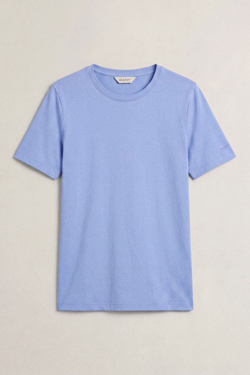 TRIČKO GANT LIGHT COTTON SS T-SHIRT PALACE BLUE