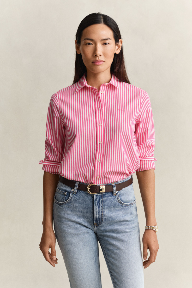E-shop KOŠILE GANT REG CLASSIC POPLIN STRIPED SHIRT BRIGHT FUSCHIA