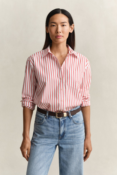 KOŠEĽA GANT REL CLASSIC POPLIN STRIPED SHIRT - Fotografia č. 1