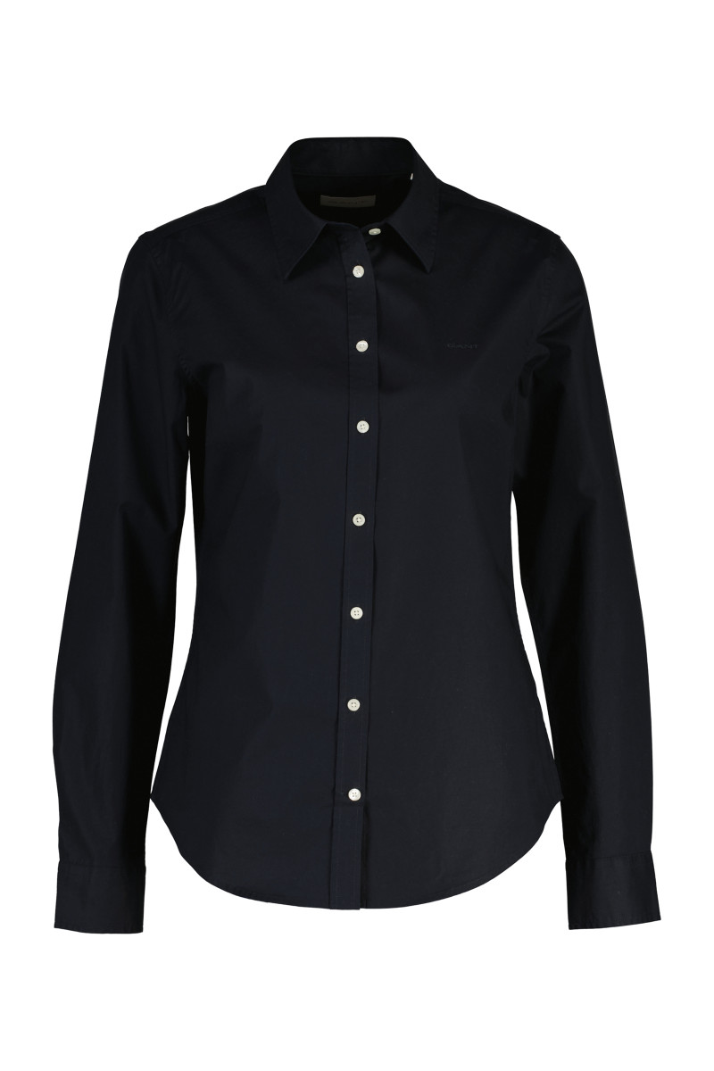 KOŠILE GANT SLIM POPLIN SOLID SHIRT BLACK