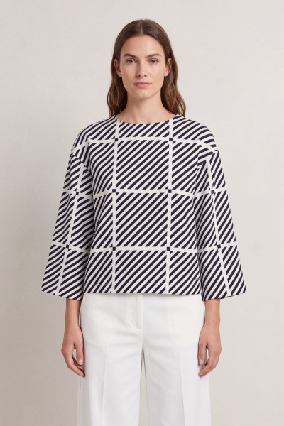 BLÚZKA GANT FLUID PRINTED TWILL LS TOP - Fotografia č. 1