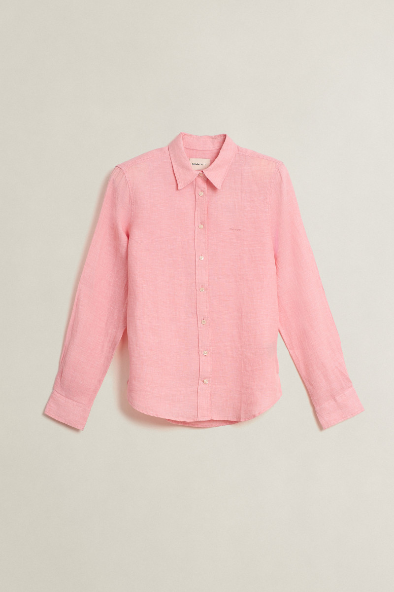 E-shop KOŠILE GANT REG LINEN LS SHIRT LILLY PINK