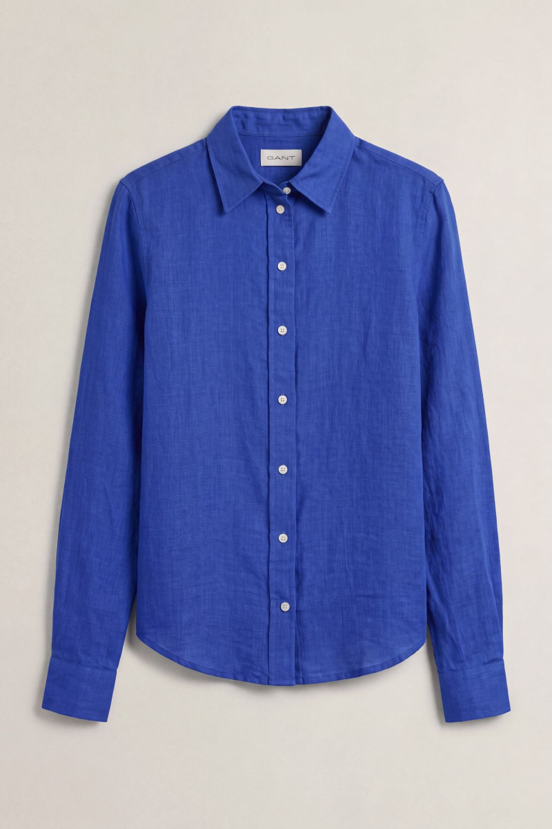 KOŠEĽA GANT REG LINEN LS SHIRT ROYAL BLUE