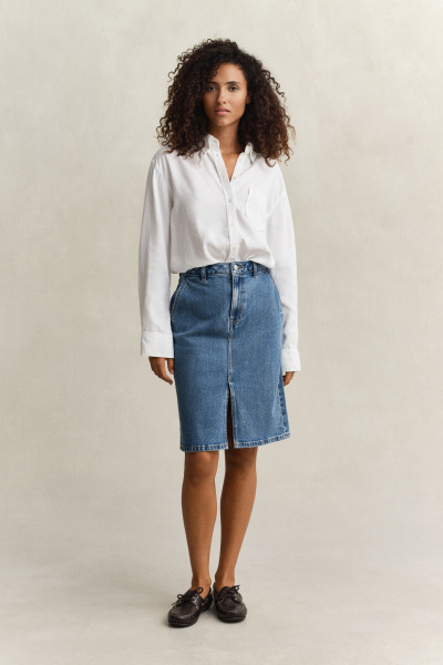 SZOKNYA GANT DENIM PENCIL SKIRT - Kép 1