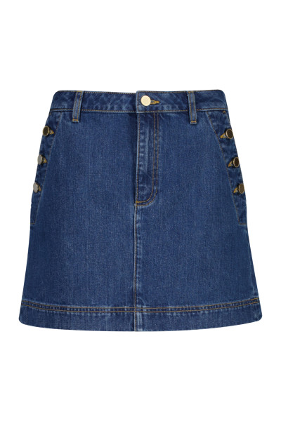 SUKNĚ GANT DENIM NAUTICAL MINI SKIRT - Fotografie č. 1