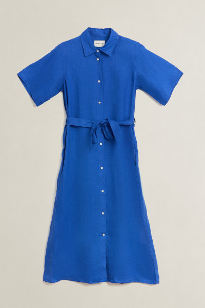 RUHA GANT LINEN SS SHIRT DRESS - Kép 1