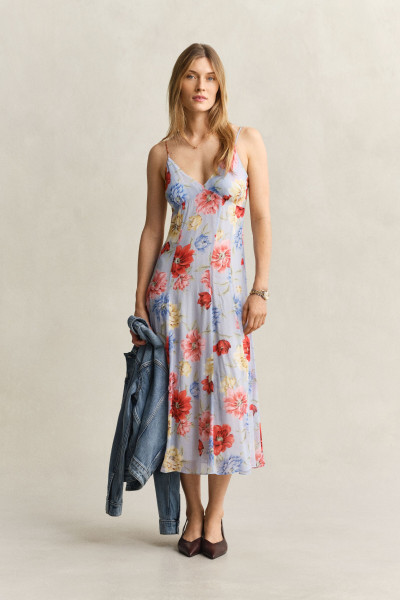 ŠATY GANT FLORAL PRINT STRAP DRESS - Fotografie č. 1