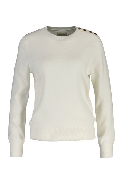SVETR GANT TEXTURED COTTON C-NECK - Fotografie č. 1