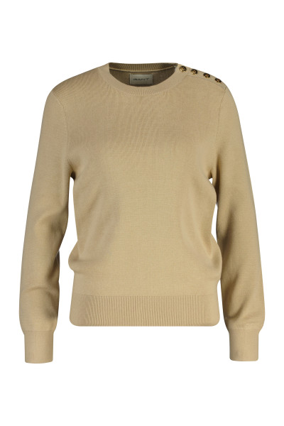 SVETR GANT TEXTURED COTTON C-NECK - Fotografie č. 1