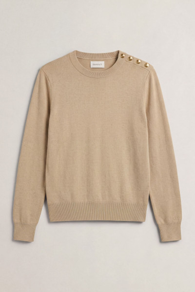 SVETR GANT TEXTURED COTTON C-NECK - Fotografie č. 1