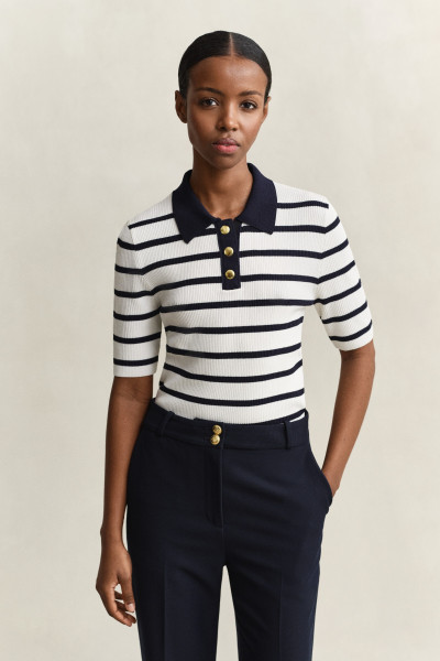 PULÓVER GANT STRIPED KNIT RUGGER - Kép 1