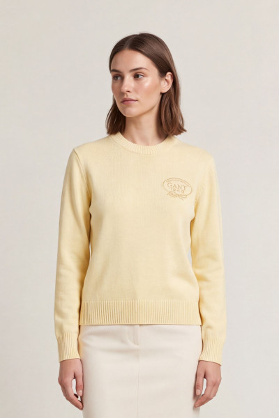 SVETER GANT GRAPHIC COTTON C-NECK - Fotografia č. 1