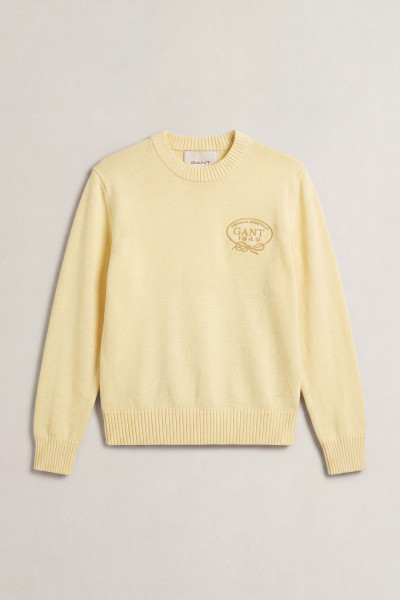 SVETR GANT GRAPHIC COTTON C-NECK - Fotografie č. 1