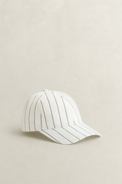 KŠILTOVKA GANT STRIPED LINEN BLEND CAP - Fotografie č. 1