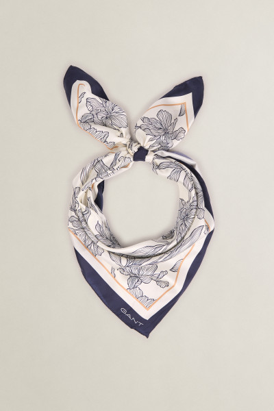 SÁL GANT FLORAL PRINT SILK SCARF - Kép 1
