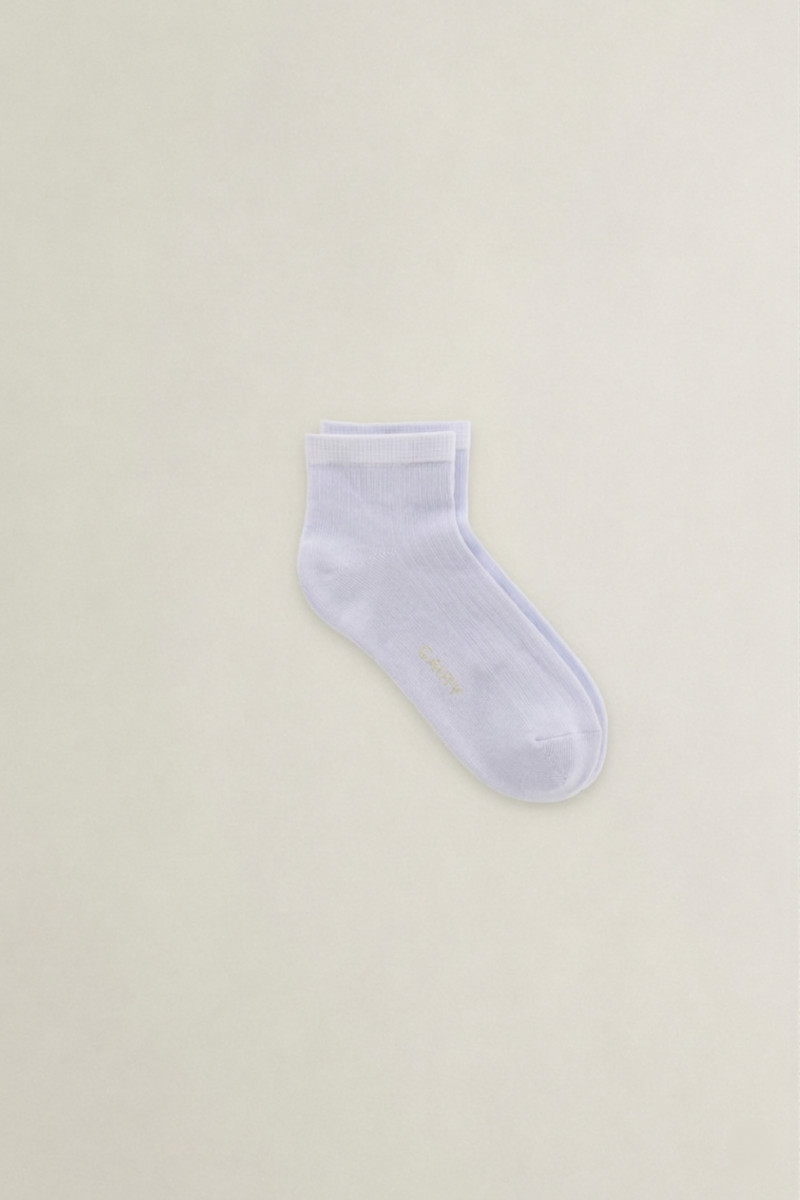 E-shop PONOŽKY GANT LYOCELL RIB ANKLE SOCKS LIGHT BLUE