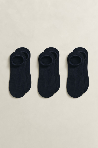 ZOKNI GANT LYOCELL RIB LOW CUT SOCKS 3-PACK - Kép 1
