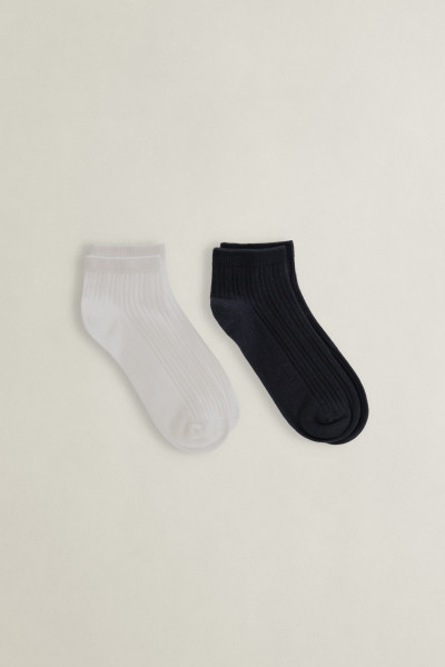 ZOKNI GANT POINTELLE RIB ANKLE SOCKS 2-PACK - Kép 1