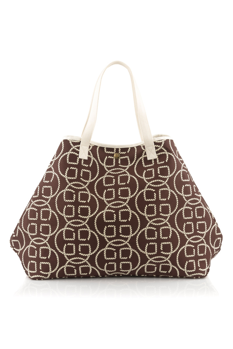 E-shop TAŠKA GANT AOP CANVAS BEACH BAG FRESH SOIL