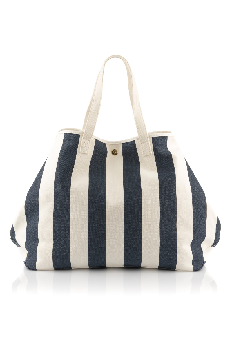 TAŠKA GANT AOP CANVAS BEACH BAG NAVY