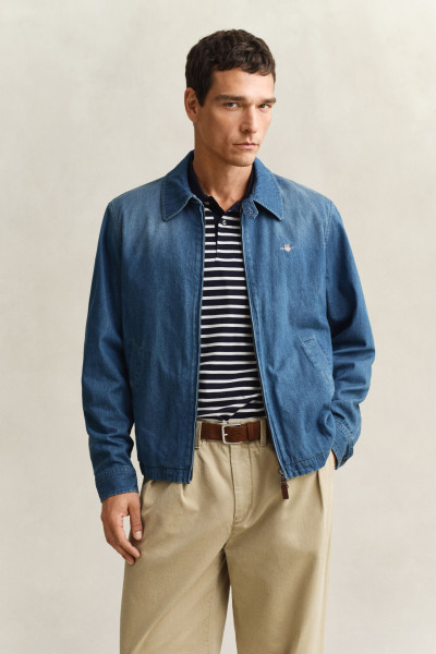 DZSEKI GANT INDIGO WINDCHEATER JACKET - Kép 1