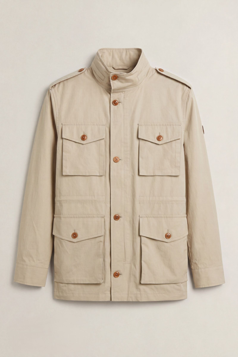 BUNDA GANT COTTON 4 POCKET JACKET OAT BEIGE