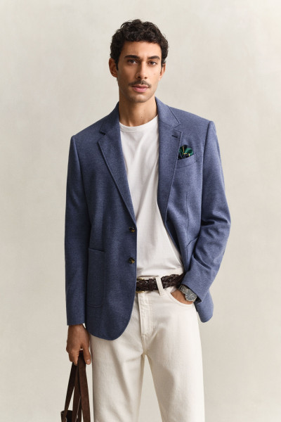 ZAKÓ GANT TWO-TONE JERSEY PIQUE BLAZER - Kép 1