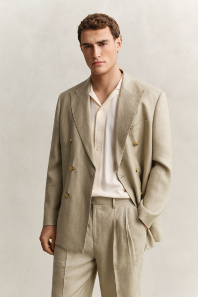 ZAKÓ GANT DB LINEN SUIT JACKET - Kép 1