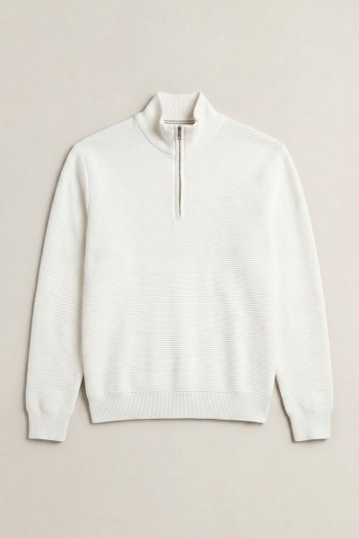PULÓVER GANT COTTON TEXTURE HALF ZIP - Kép 1