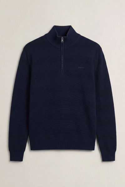 PULÓVER GANT COTTON TEXTURE HALF ZIP - Kép 1