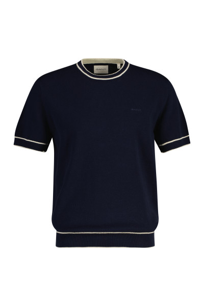 PULÓVER GANT COTTON MODAL SS C-NECK - Kép 1