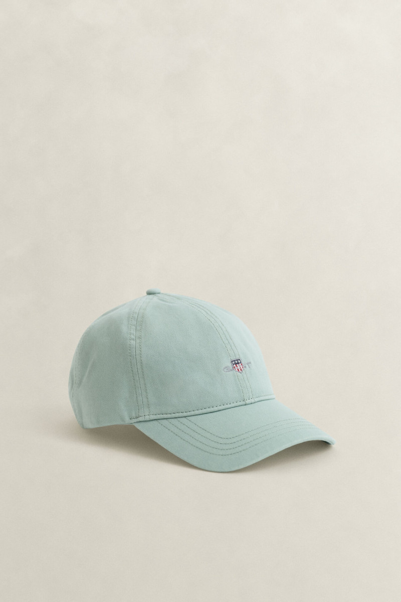 E-shop KŠILTOVKA GANT SHIELD SUNFADED CAP WASHED TURQUOISE