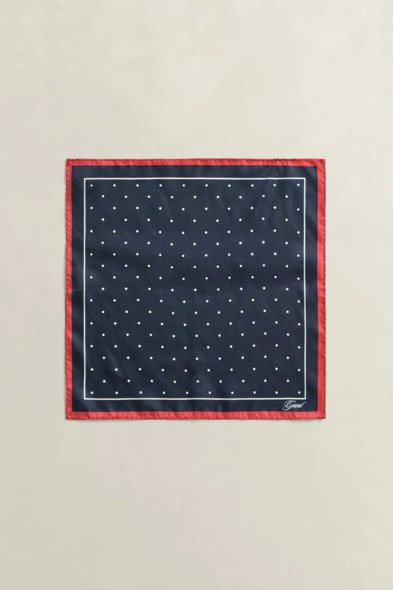 KAPESNÍČEK DO SAKA GANT DOT PRINT POCKET SQUARE MARINE