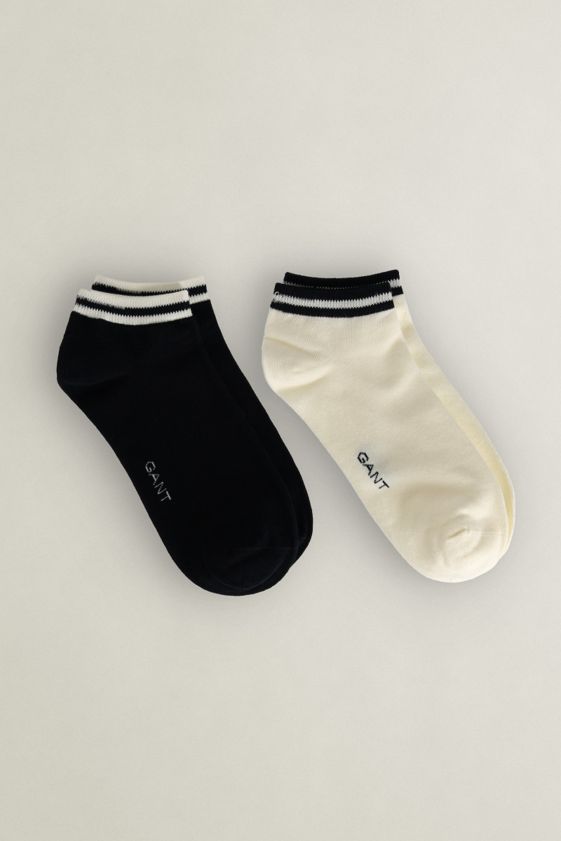 E-shop PONOŽKY GANT ANKLE SOCKS 2-PACK MARINE