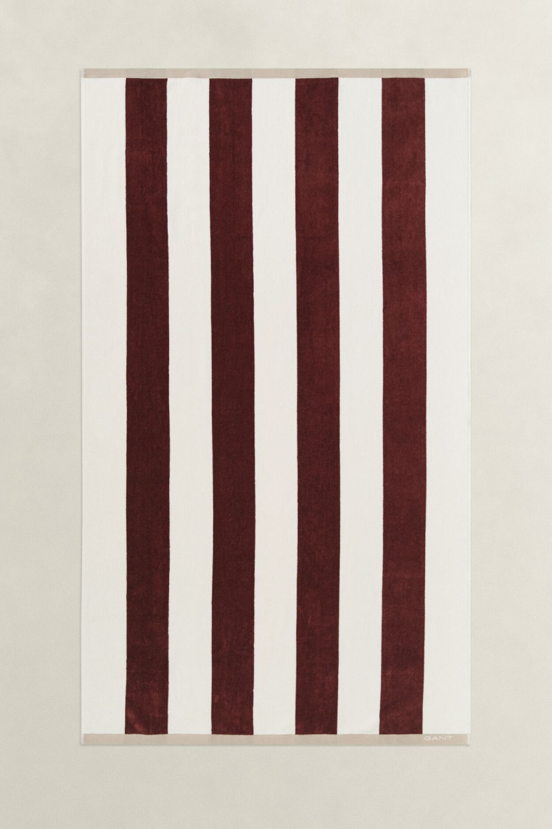 RUČNÍK GANT STRIPE BEACH TOWEL 100X180 FRESH SOIL