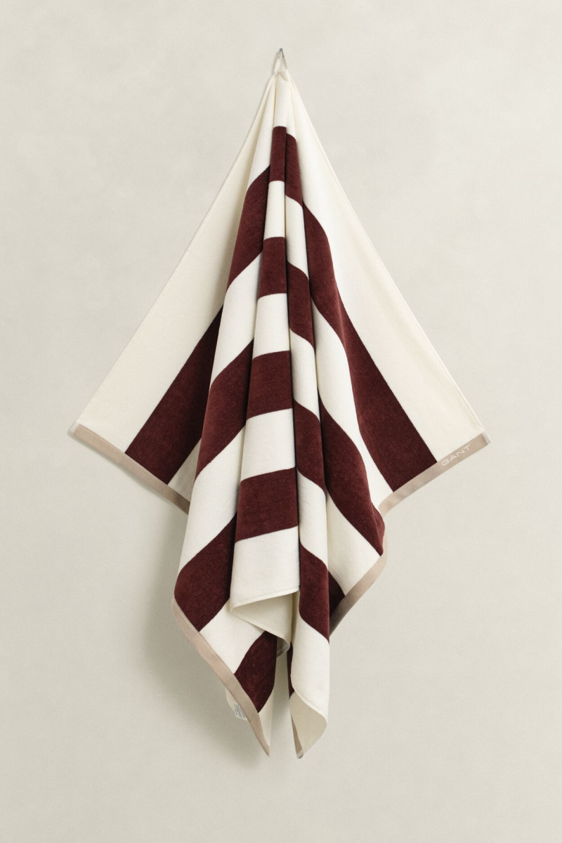 UTERÁK GANT STRIPE BEACH TOWEL 100X180 FRESH SOIL